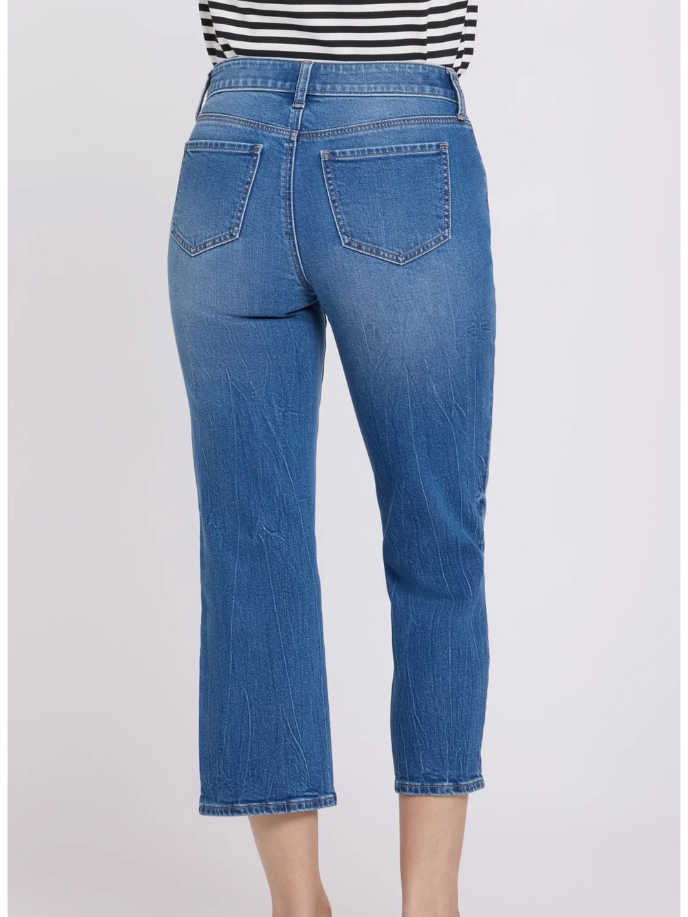 NYDJ NWT Relaxed Piper Crop Jeans, Straight Leg - Size 6 - Picture 6 of 6